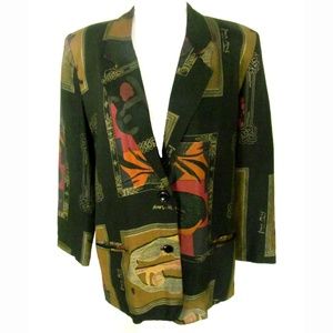 Patina International Jacket Size M Multi Color